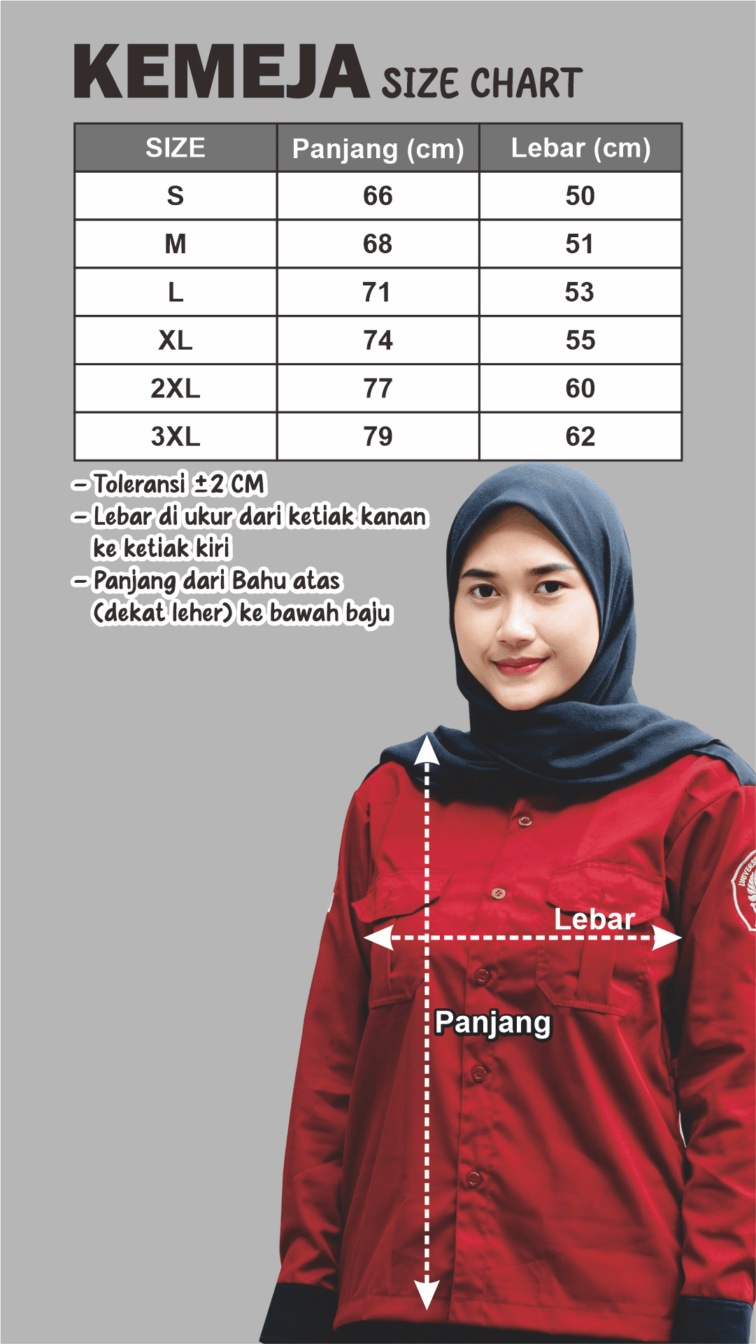 Size Chart 1